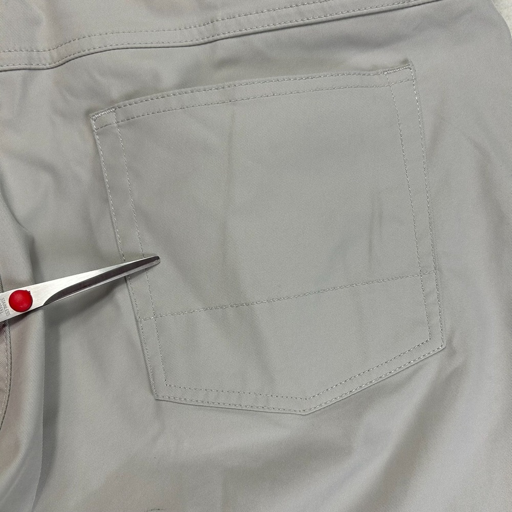 Bluffworks Ascender 5 Pocket Pants Mens 36x30 Gray Flat Front Stretch "Read" - Picture 5 of 15